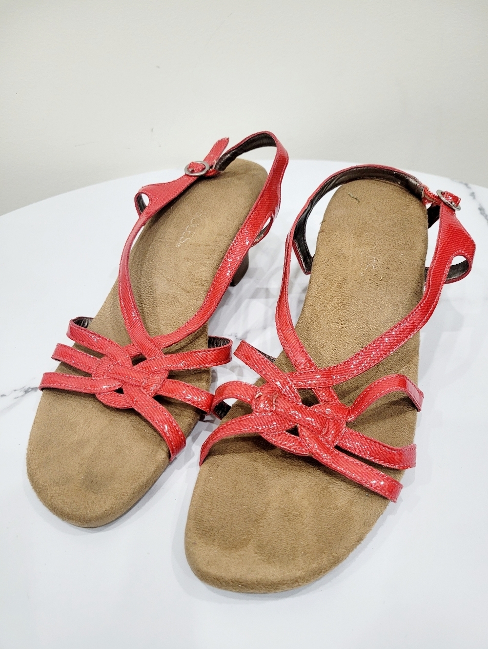 Y2K Aerosoles Sandals Red Size: 6.5 US
